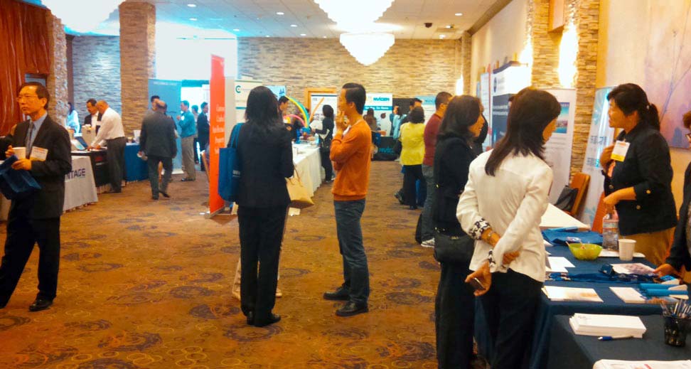 Members of the life sciences community and biotechnology researchers congregate at the conference hosted by JOINN