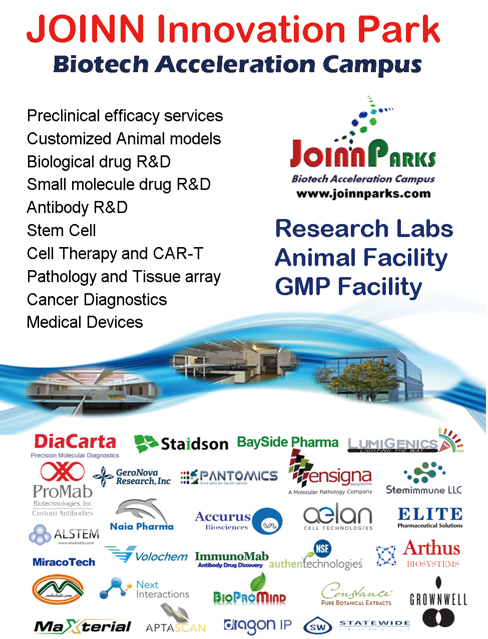 JOINN Innovation Park in BioPacific Conference in May 2016